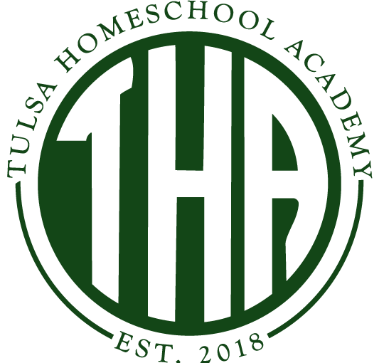 Tulsa Homeschool Academy Monogram Typography Logo
