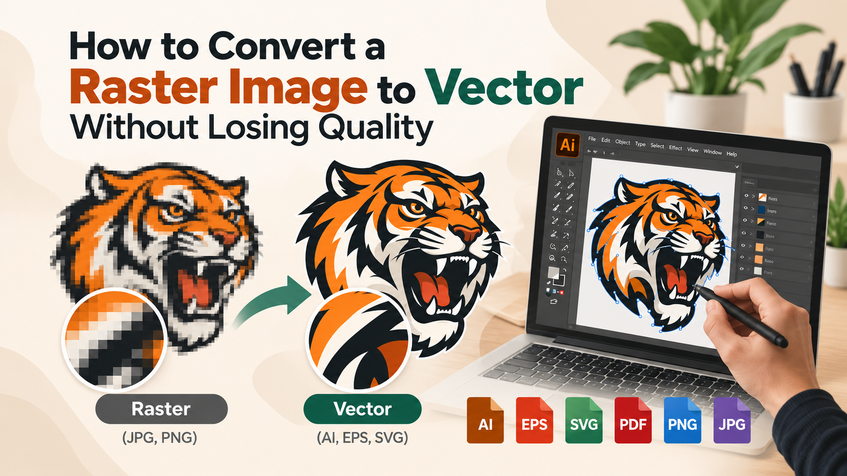 How to Convert a Raster Image to Vector Without Losing Quality