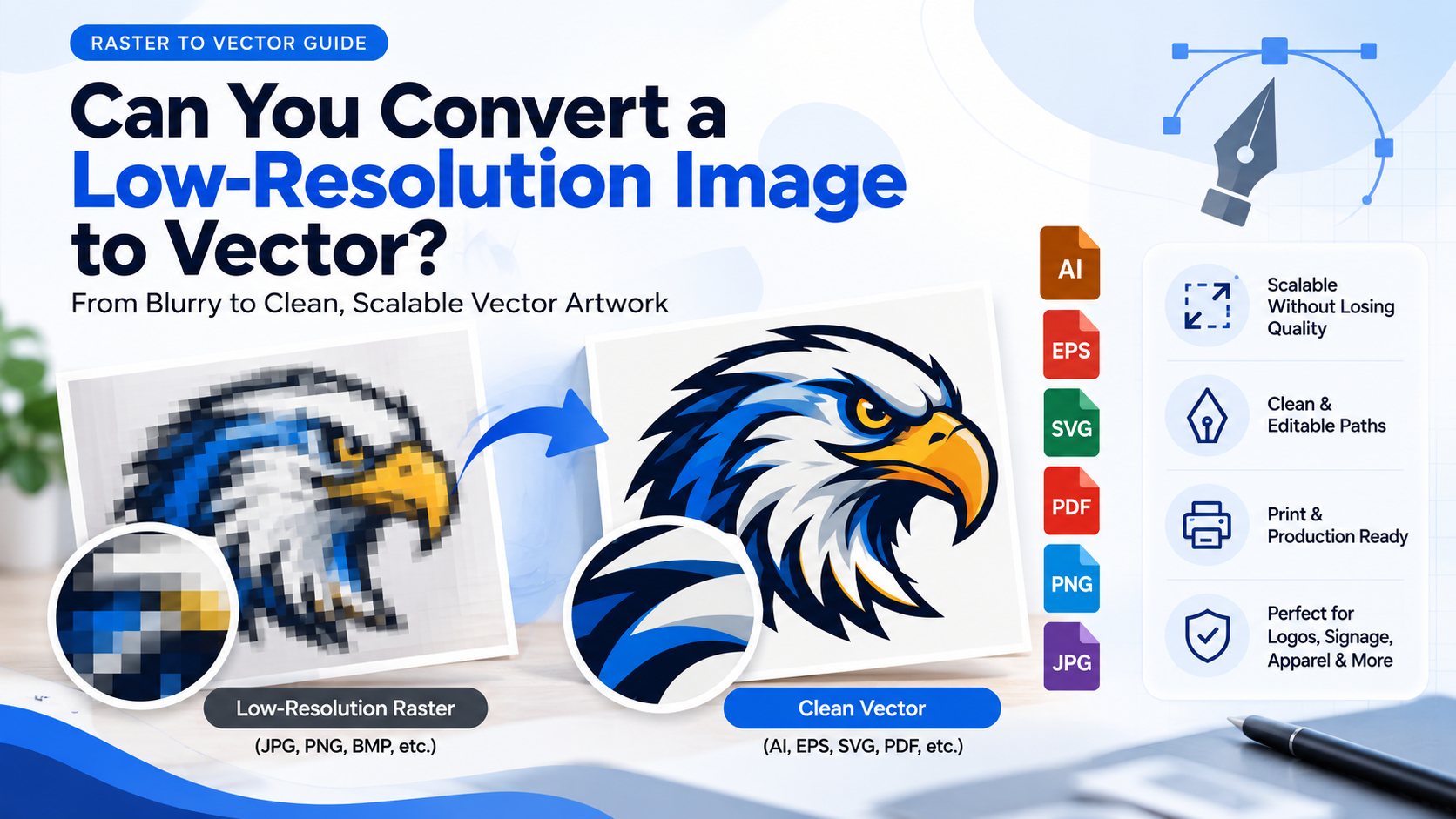Can You Convert a Low-Resolution Image to Vector?