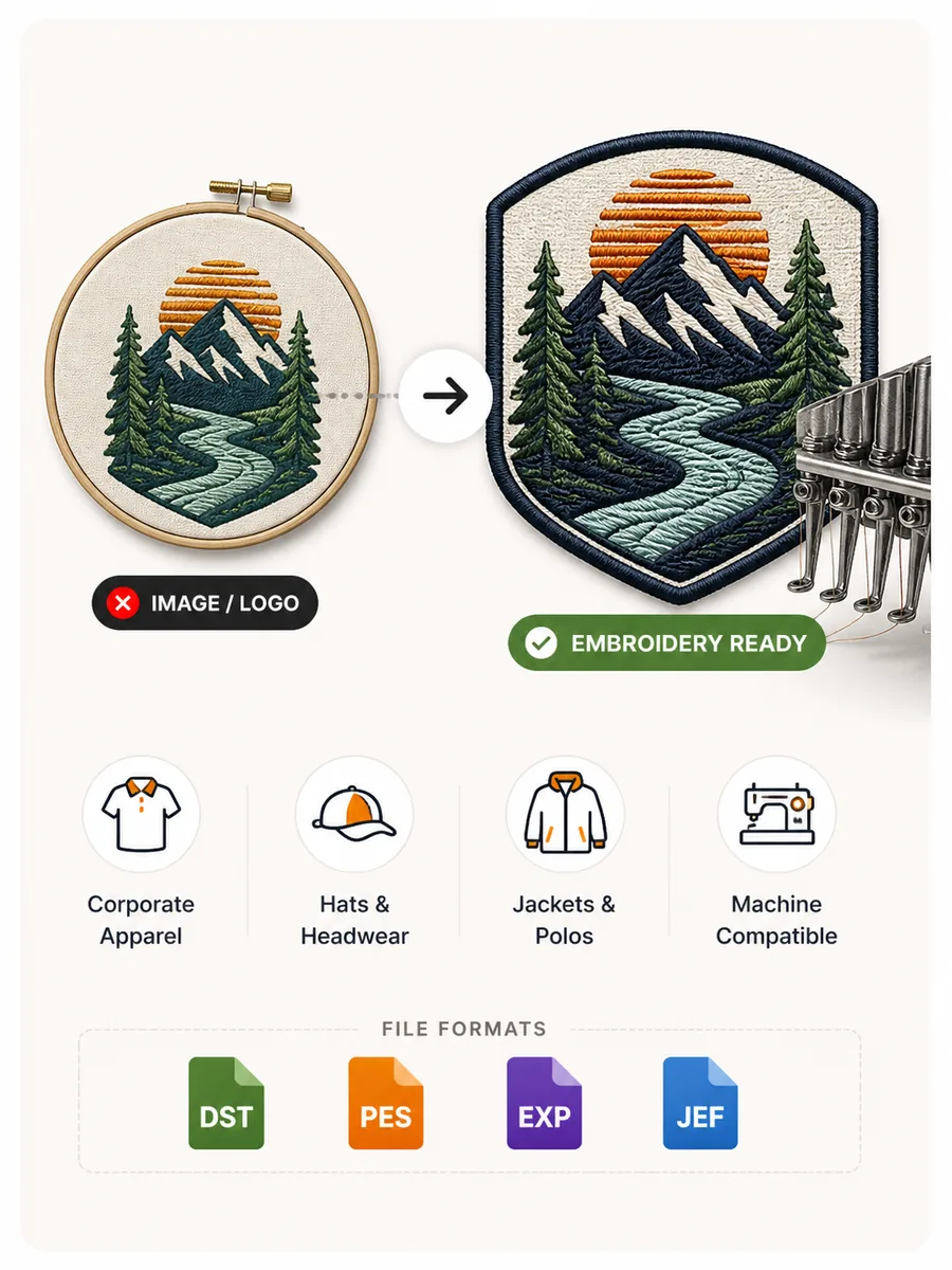 Embroidery Ready Files